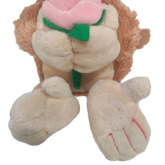 Animated & Singing Valentine Punky Cat Holding A Rose Sound N Light Animatronics - Picture 4 of 14